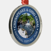 Chesapeake & Ohio Canal NHP Metalen Ornament (Rechts)