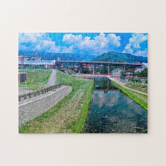Chesapeake Ohio-kanaal Maryland. Legpuzzel (Horizontaal)