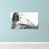 Chesapeake & Ohio Railroad "500" Locomotief Canvas Afdruk (Insitu (Houten vloer))