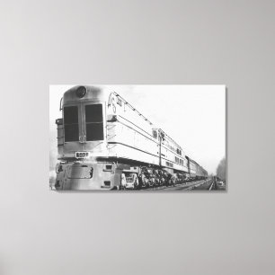 Chesapeake & Ohio Railroad "500" Locomotief Canvas Afdruk