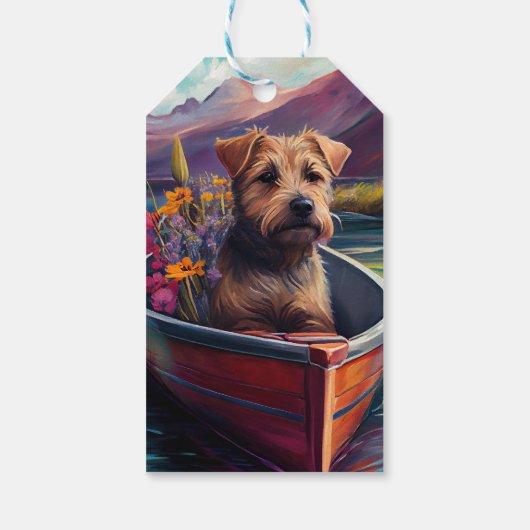 Chesapeake op een peddel: Een Schilderachtig avont Cadeaulabel (Achterkant)