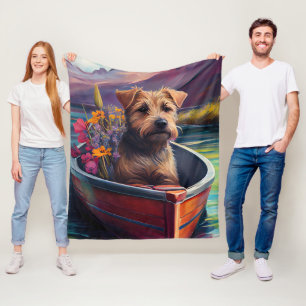 Chesapeake op een peddel: Een Schilderachtig avont Fleece Deken