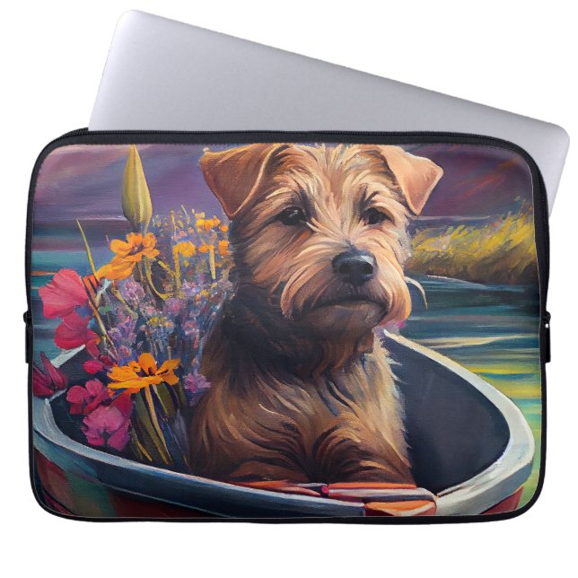 Chesapeake op een peddel: Een Schilderachtig avont Laptop Sleeve (Voorkant)