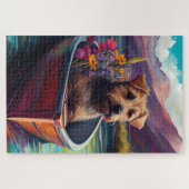 Chesapeake op een peddel: Een Schilderachtig avont Legpuzzel (Horizontaal)