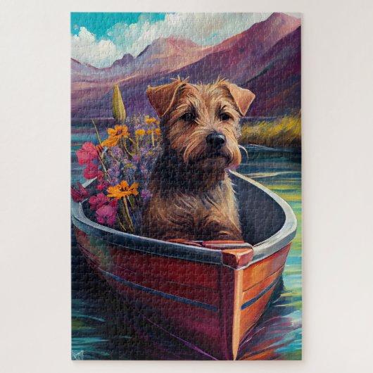 Chesapeake op een peddel: Een Schilderachtig avont Legpuzzel (Verticaal)