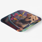 Chesapeake op een peddel: Een Schilderachtig avont Papieren Bordje (Gebogen)