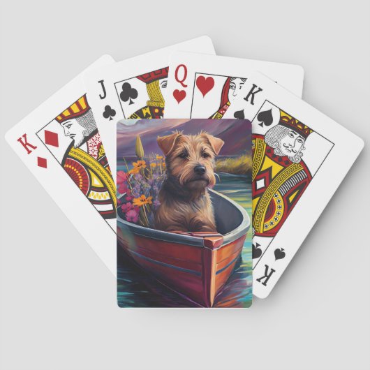 Chesapeake op een peddel: Een Schilderachtig avont Pokerkaarten (Achterkant)