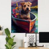 Chesapeake op een peddel: Een Schilderachtig avont Poster (Thuiskantoor)