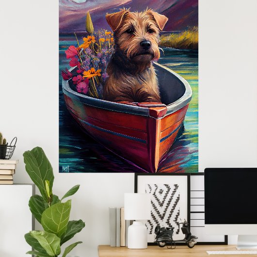 Chesapeake op een peddel: Een Schilderachtig avont Poster (Thuiskantoor)