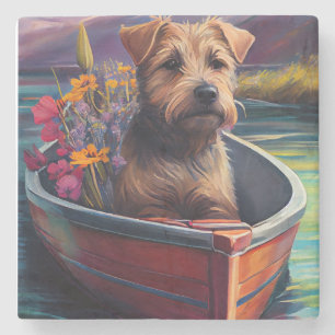 Chesapeake op een peddel: Een Schilderachtig avont Stenen Onderzetter