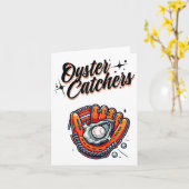 Chesapeake Oyster Catchers Baseball Kaart (Gele Bloem)