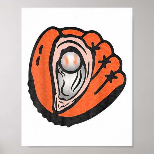 Chesapeake Oyster Catchers Logo Poster (Voorkant)