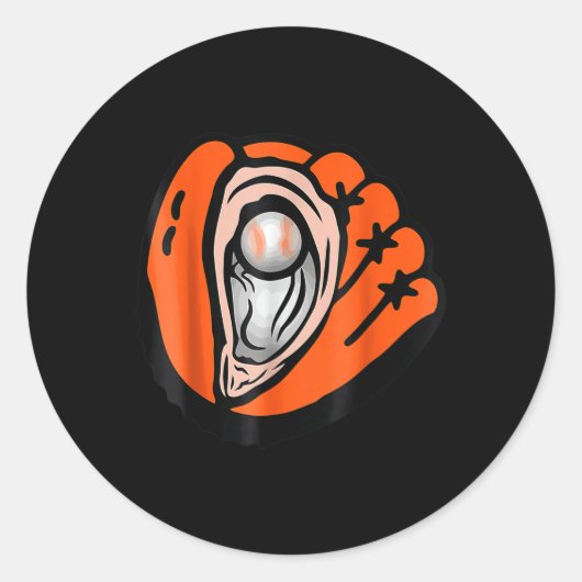 Chesapeake Oyster Catchers Logo Ronde Sticker (Voorkant)