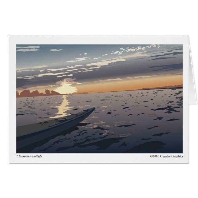 Chesapeake Twilight (Voorkant Horizontaal)