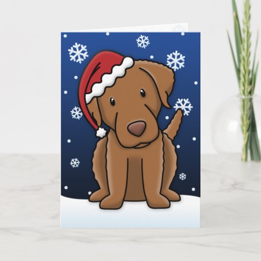 Chesapeake van Kawaii de Kerstkaart van de Feestdagen Kaart (Voorkant)