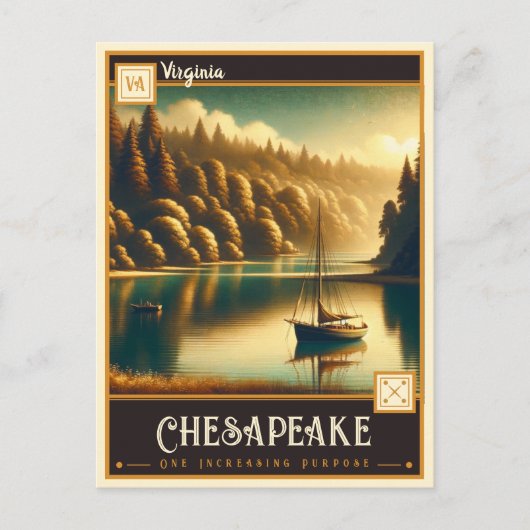 Chesapeake, Virginia |  BRIEFKAART (Voorkant)