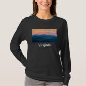 Chesapeake Virginia Mountain sunset hometown T-shirt (Voorkant)