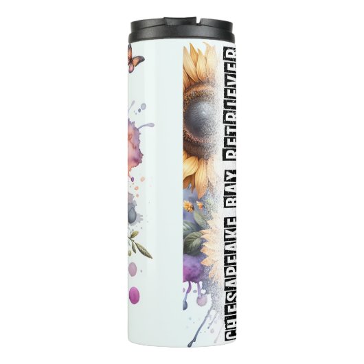 Chesapeake's Sunny Floral Smile Thermosbeker (Achterkant)