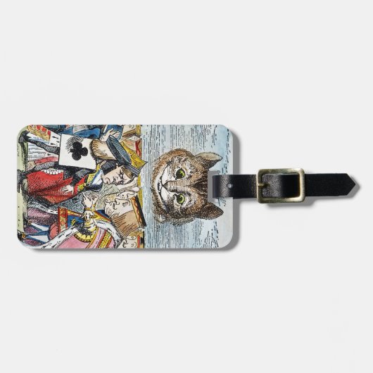 Cheshire Cat, 1865 Bagagelabel (Voorkant horizontaal)