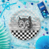 Cheshire Cat 1 Papieren Bordje (Feest)