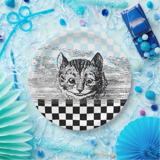 Cheshire Cat 1 Papieren Bordje (Feest)