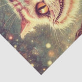 Cheshire Cat Alice Classic Illustration Decoupage Tissuepapier (Detail)