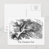 Cheshire Cat Alice in Wonderland Art Card Briefkaart (Voorkant / Achterkant)