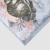 Cheshire Cat Alice in Wonderland Blue Decoupage Tissuepapier (Detail)