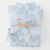 Cheshire Cat Alice in Wonderland Blue Inpakpapier Vel (In situ)