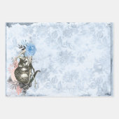 Cheshire Cat Alice in Wonderland Blue Inpakpapier Vel (Voorkant)