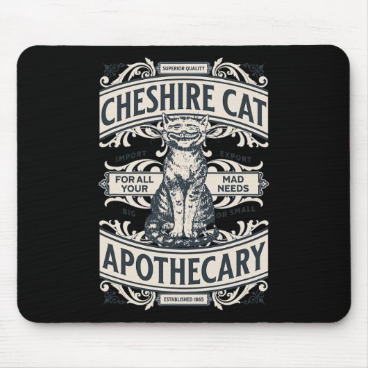 Cheshire Cat - Alice in Wonderland  Book de de Muismat (Voorkant)