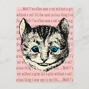 Cheshire Cat -  Alice in Wonderland Briefkaart