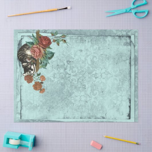 Cheshire Cat Alice in Wonderland Decoupage Tissuepapier (Craft)