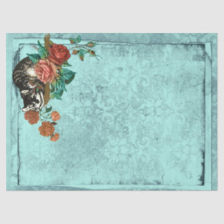 Cheshire Cat Alice in Wonderland Decoupage Tissuepapier