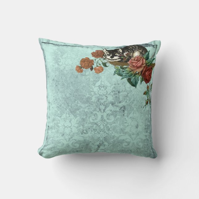 Cheshire Cat Alice in Wonderland Kussen (Voorkant)