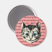 Cheshire Cat -  Alice in Wonderland Magneet (Voorkant / Achterkant)