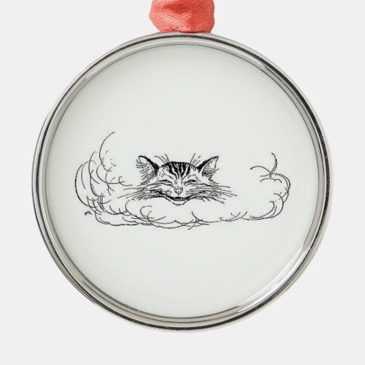 Cheshire Cat (Alice in Wonderland) Metalen Ornament (Voorkant)