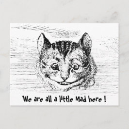 Cheshire Cat - Alice in Wonderland-personage  Briefkaart
