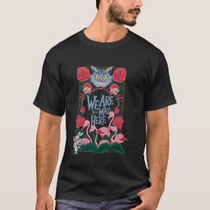 Cheshire Cat Alice in Wonderland Vintage Boek Ont T-shirt