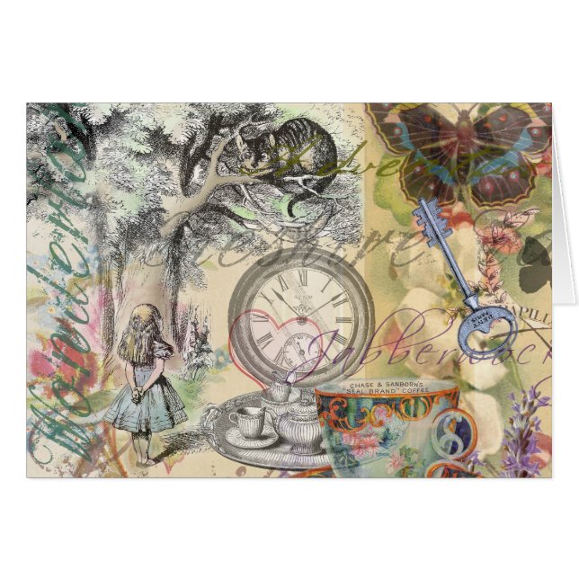 Cheshire Cat Alice Wonderland (Voorkant Horizontaal)