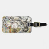 Cheshire Cat Alice Wonderland Bagagelabel (Voorkant horizontaal)