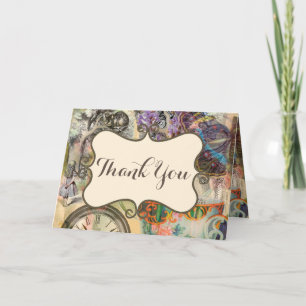 Cheshire Cat Alice Wonderland Bedankkaart