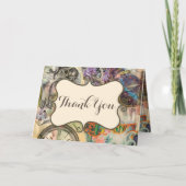 Cheshire Cat Alice Wonderland Bedankkaart (Voorkant)