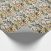 Cheshire Cat Alice Wonderland Cadeaupapier (Hoek)