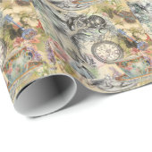 Cheshire Cat Alice Wonderland Cadeaupapier (Rol Hoek)