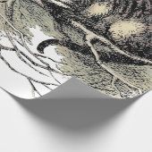 Cheshire Cat Alice Wonderland Cadeaupapier (Hoek)