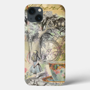 Cheshire Cat Alice Wonderland iPhone 13 Hoesje