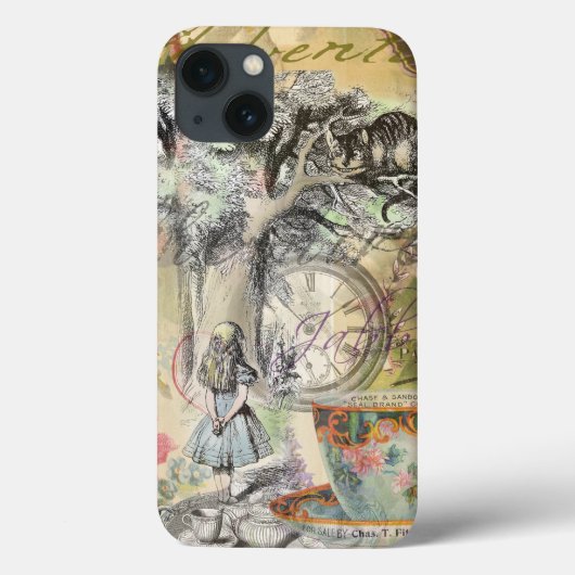 Cheshire Cat Alice Wonderland Case-Mate iPhone Case (Achterkant)