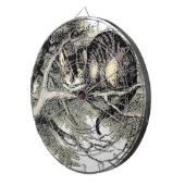 Cheshire Cat Alice Wonderland Dartbord (Voorkant Rechts)