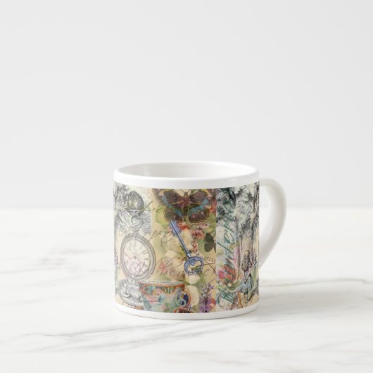 Cheshire Cat Alice Wonderland Espresso Kop (Voorkant rechts)